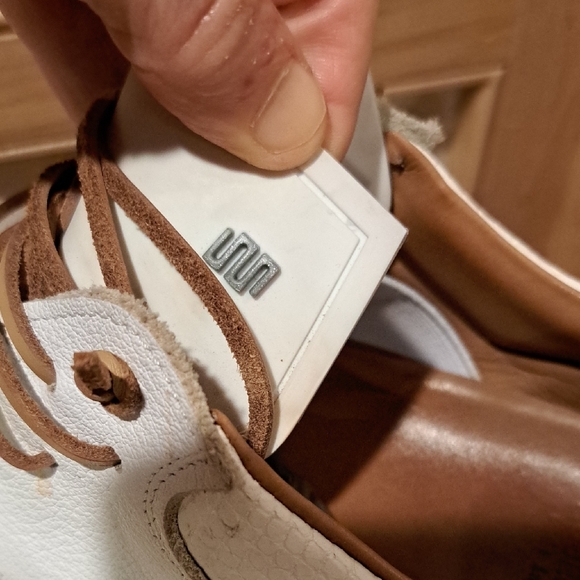 Esse ut Esse White Leather Fringe Sneakers EU 40 US 10 - Picture 11 of 14